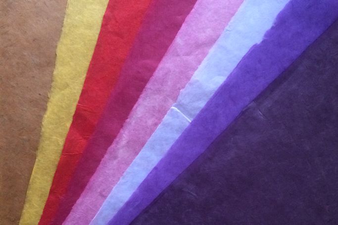 Fair Trade Dyed Lokta Paper Ribbon
